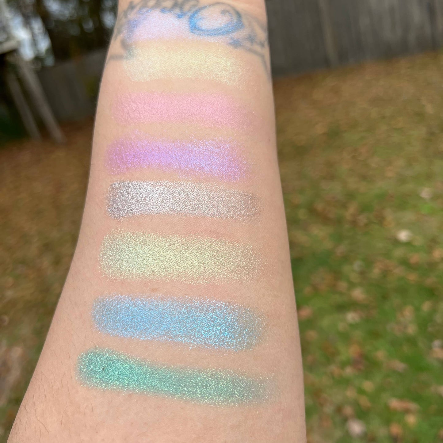 Rainbow Aura Highlighter Palette