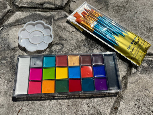 Face and Body Paint Palette
