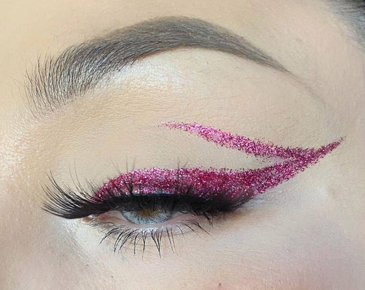 Magenta Glitter Liner