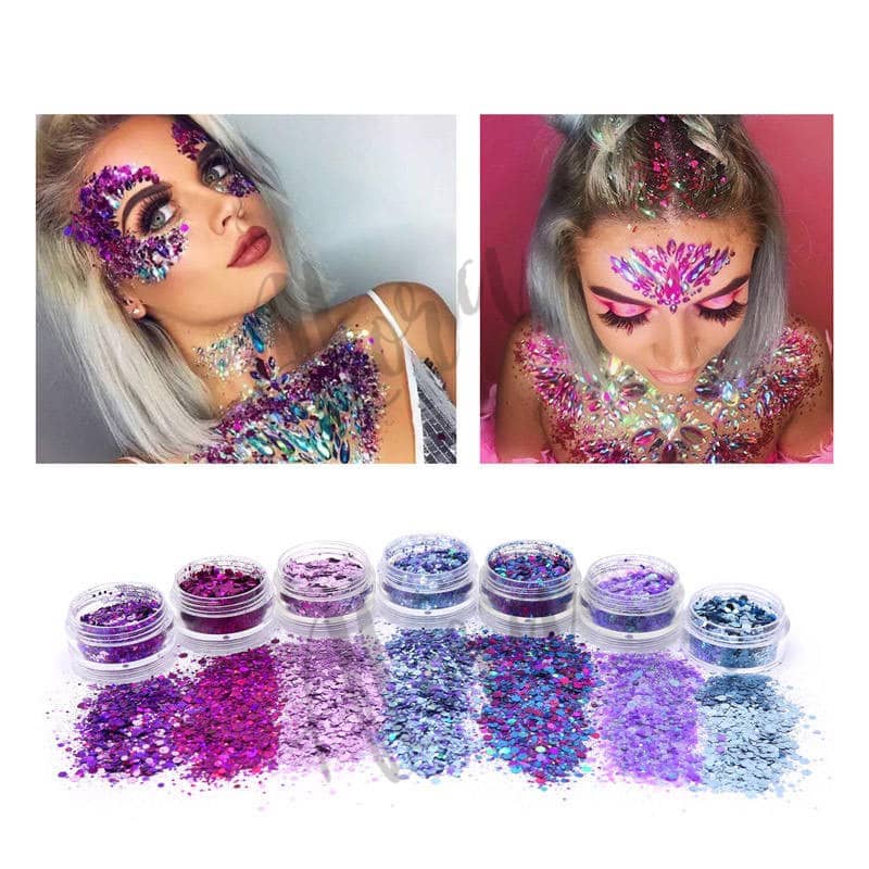 Purple Glitter Tower