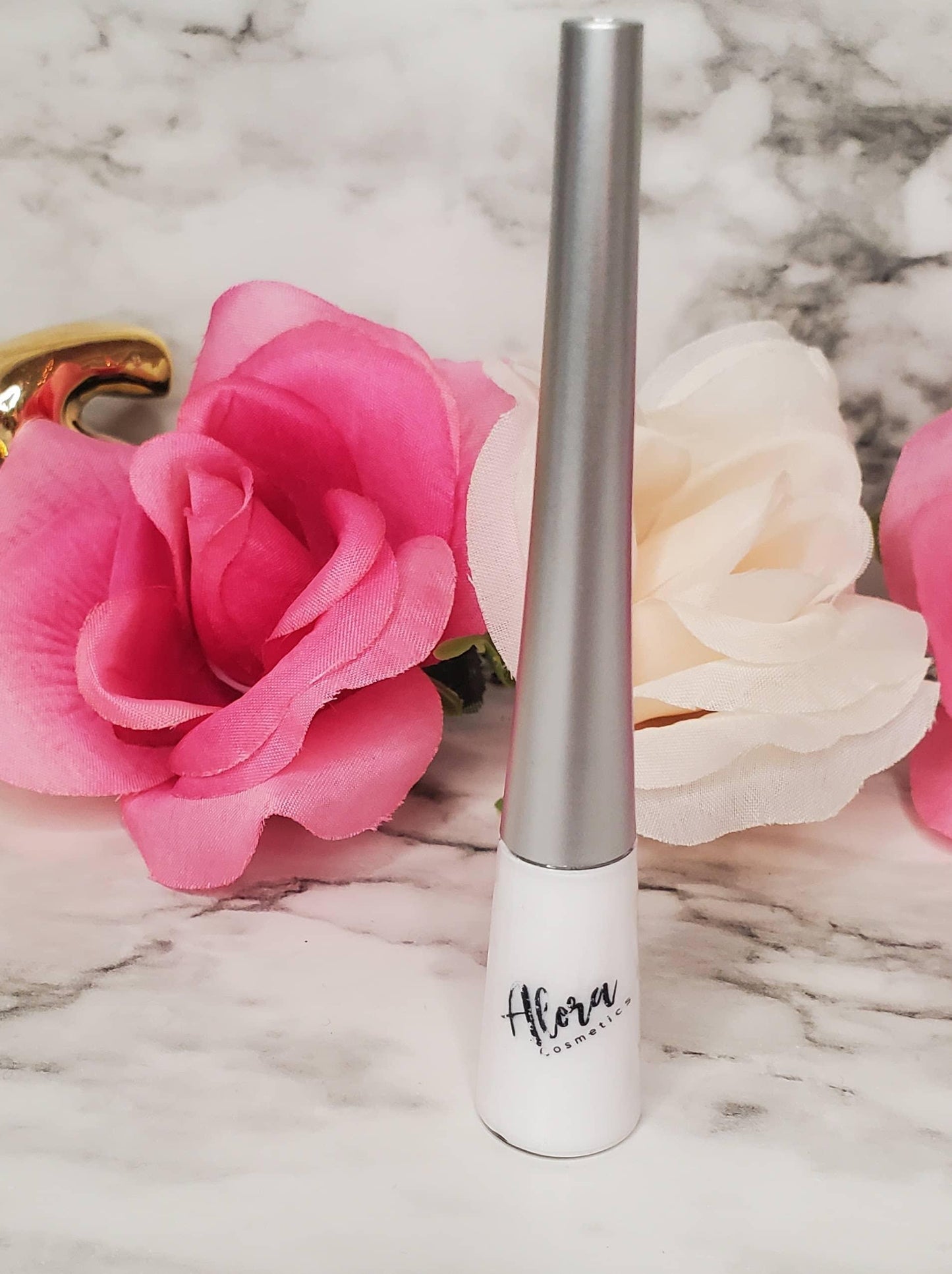 White Waterproof Liquid Eyeliner - AloraCosmetics