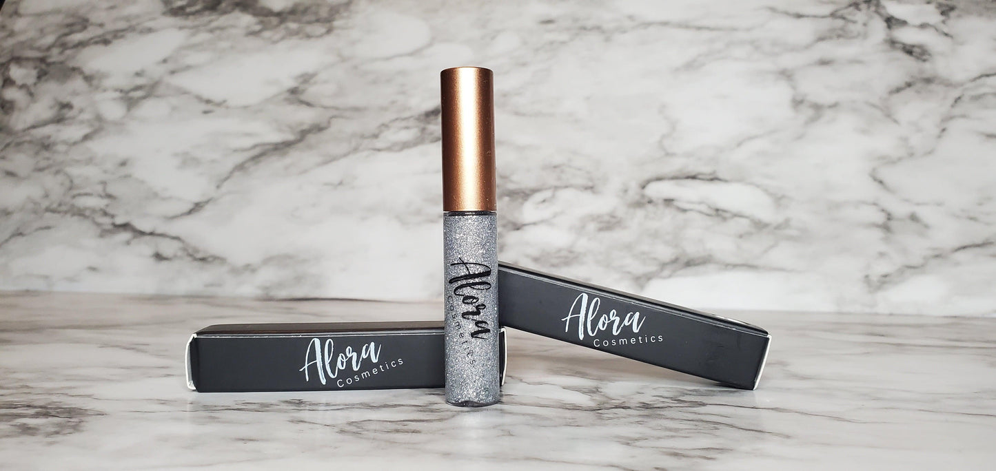Silver Glitter Liner - AloraCosmetics