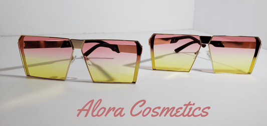 Stylish Oversized Retro Square Frames - AloraCosmetics