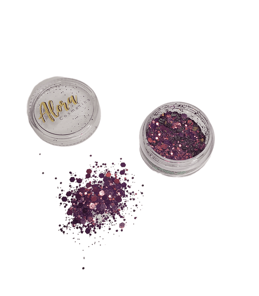 Chameleon Purple Pink And Gold Glitter - AloraCosmetics