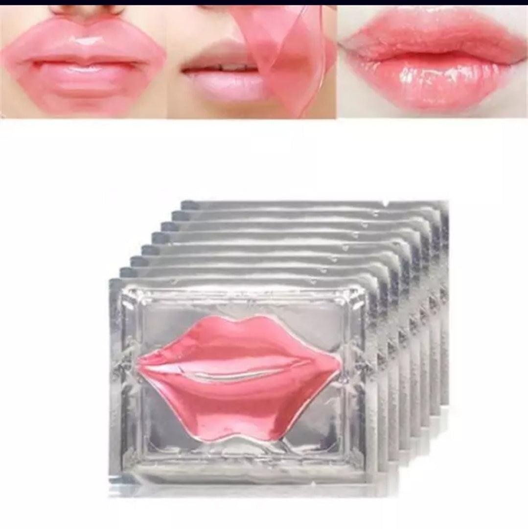 Collagen Crystal Pink/Gold Lip Mask - AloraCosmetics