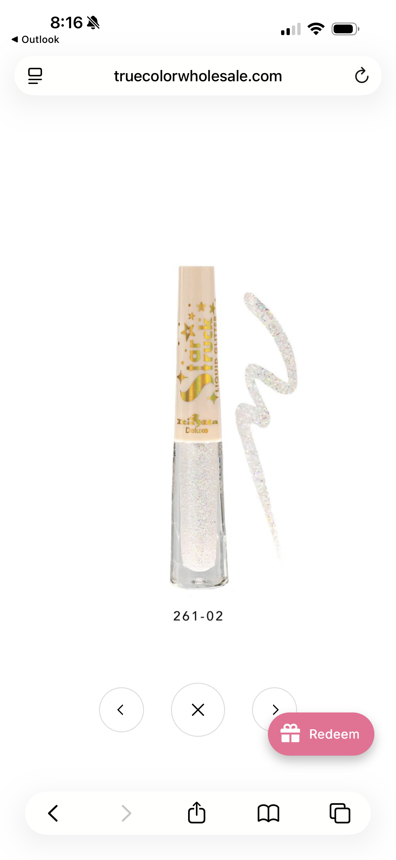 Italia Deluxe Star Struck Liquid Glitter Liners