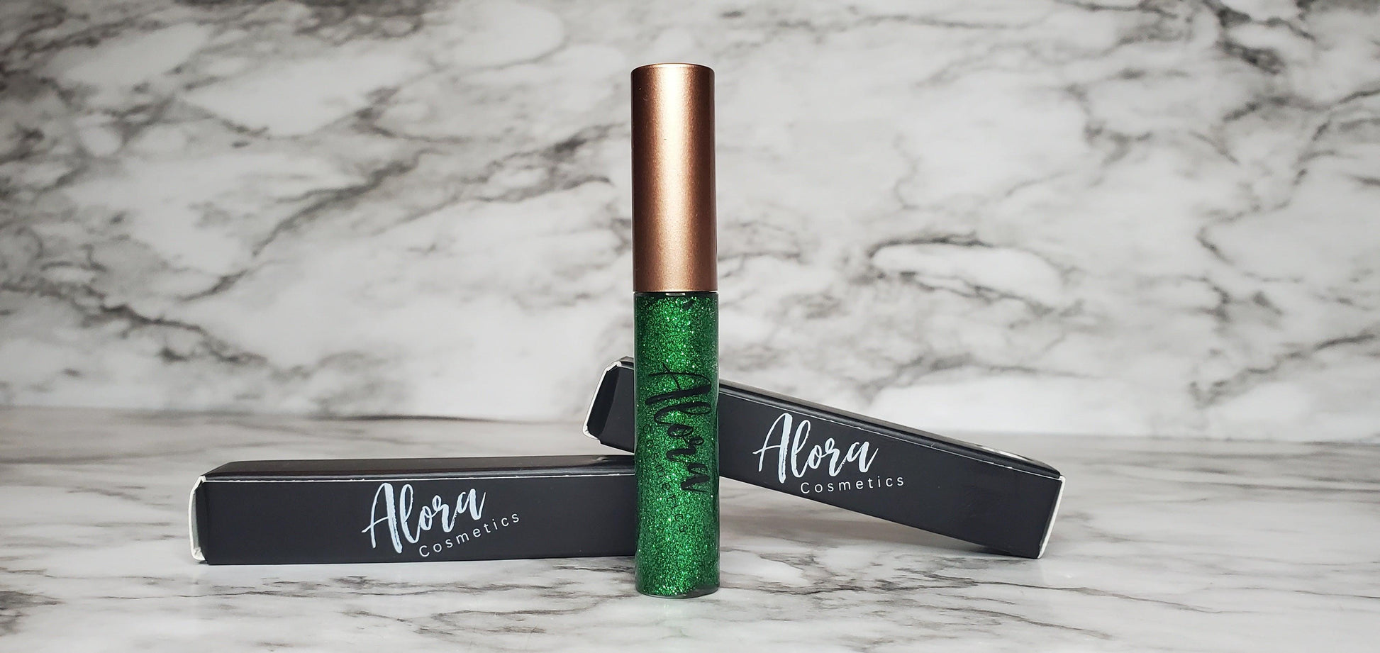 Green Glitter Liner - AloraCosmetics  