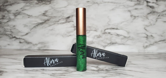 Green Glitter Liner - AloraCosmetics  