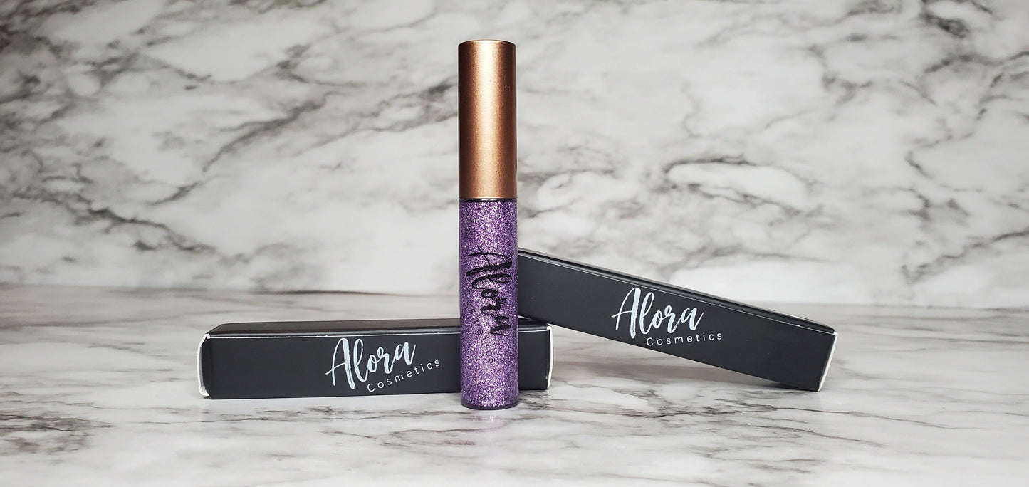 Lilac Purple Glitter Liner - AloraCosmetics  