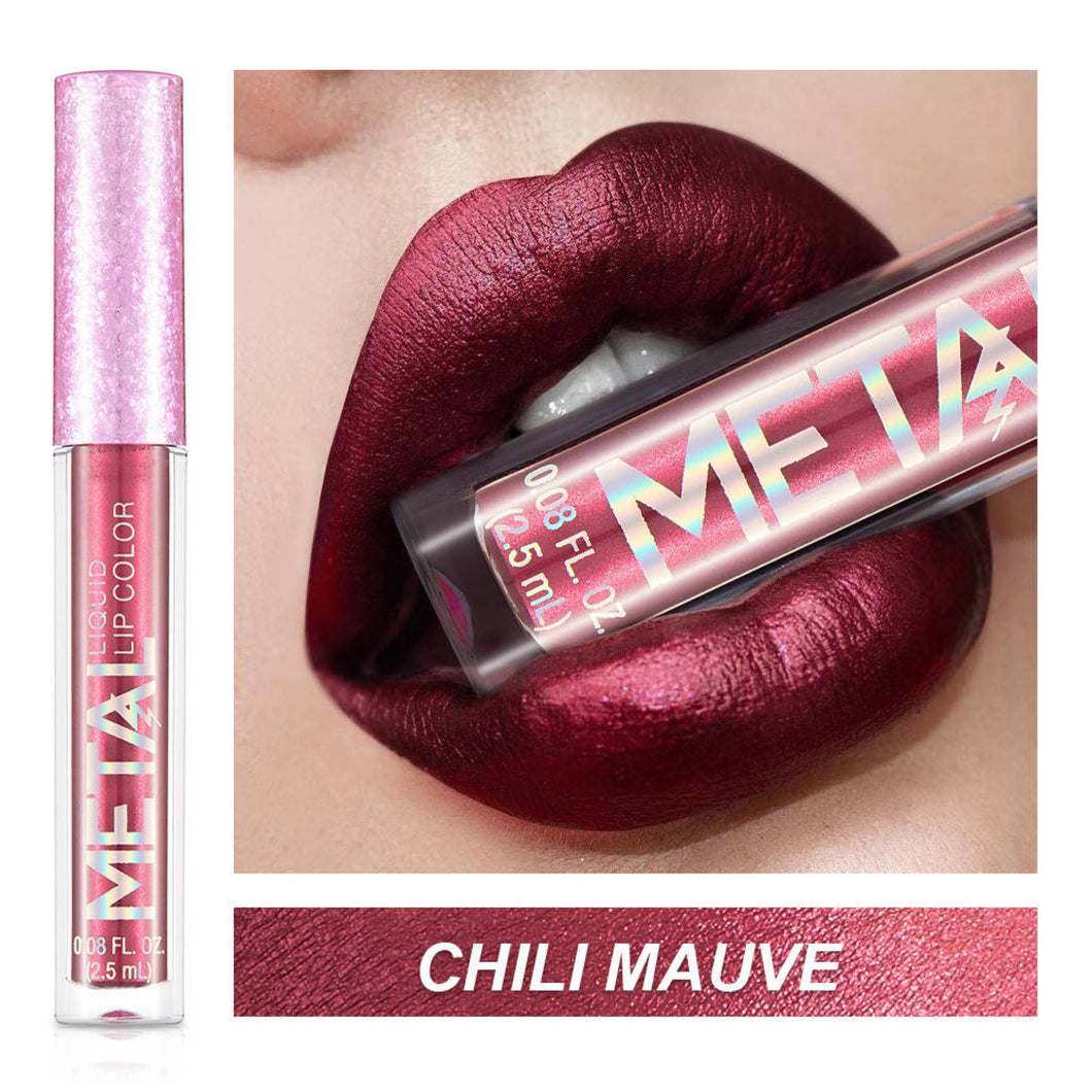 Chili Mauve Metallic Lipstick
