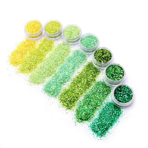 Green Glitter Tower - AloraCosmetics  