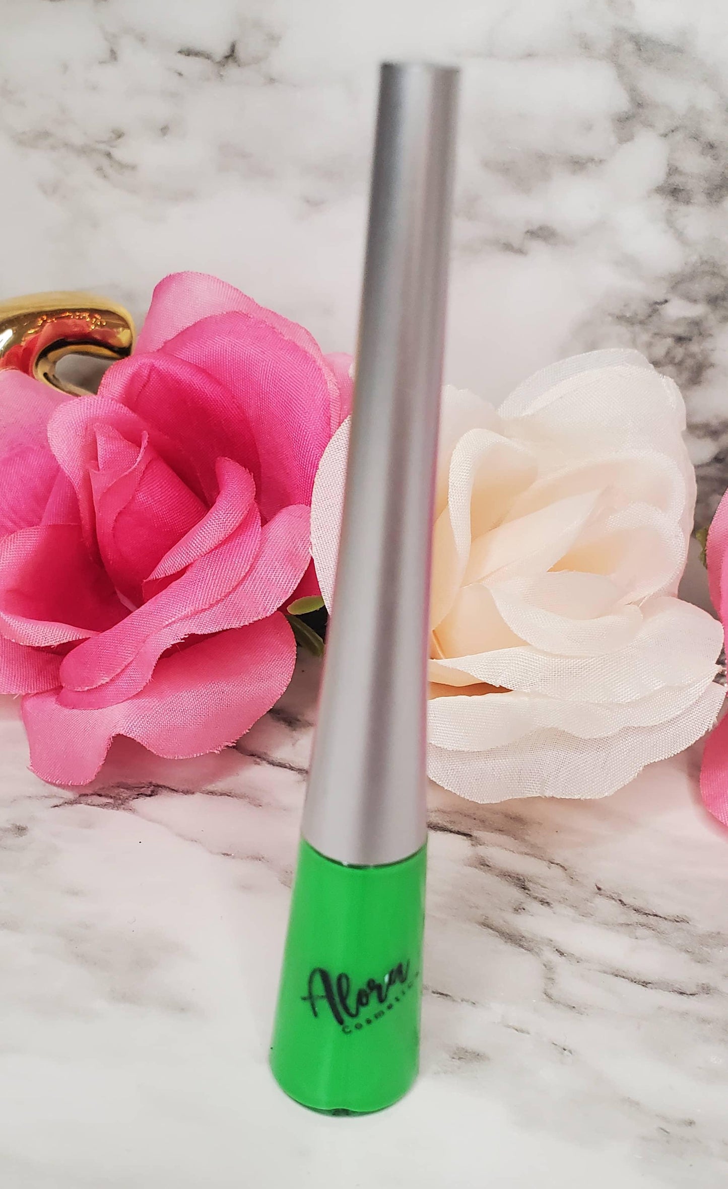 Lime Green Waterproof Liquid Eyeliner - AloraCosmetics  