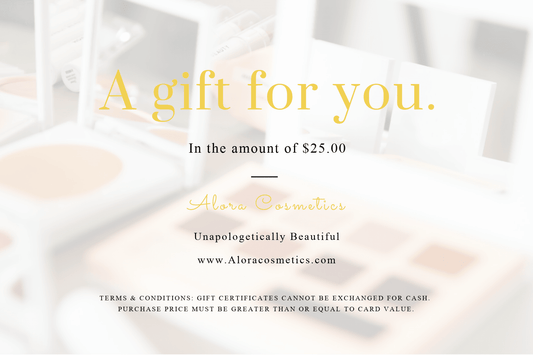 Alora Cosmetics Gift Cards - AloraCosmetics  