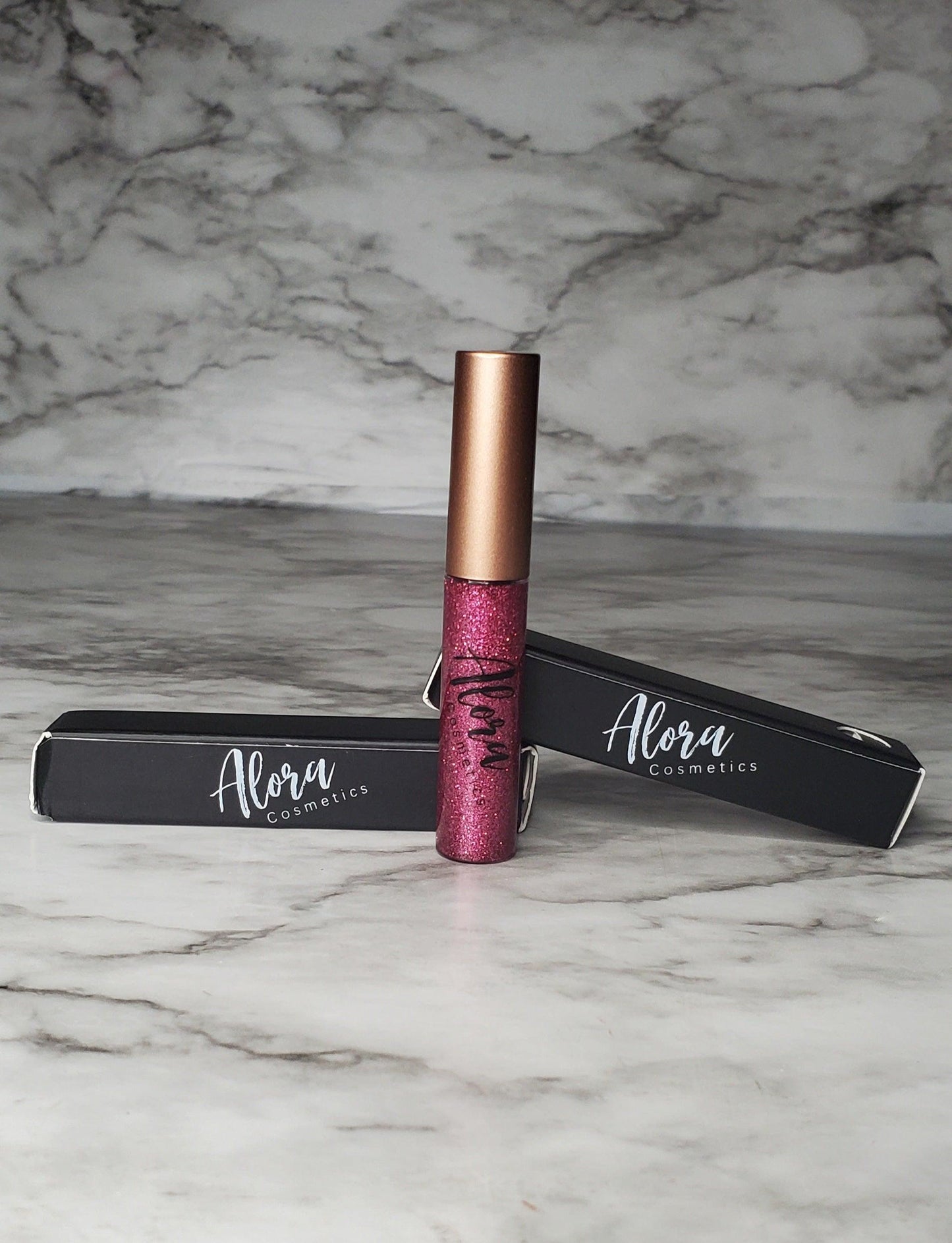 Magenta Glitter Liner - AloraCosmetics  