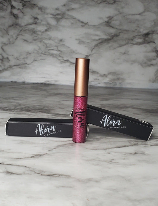 Magenta Glitter Liner - AloraCosmetics  