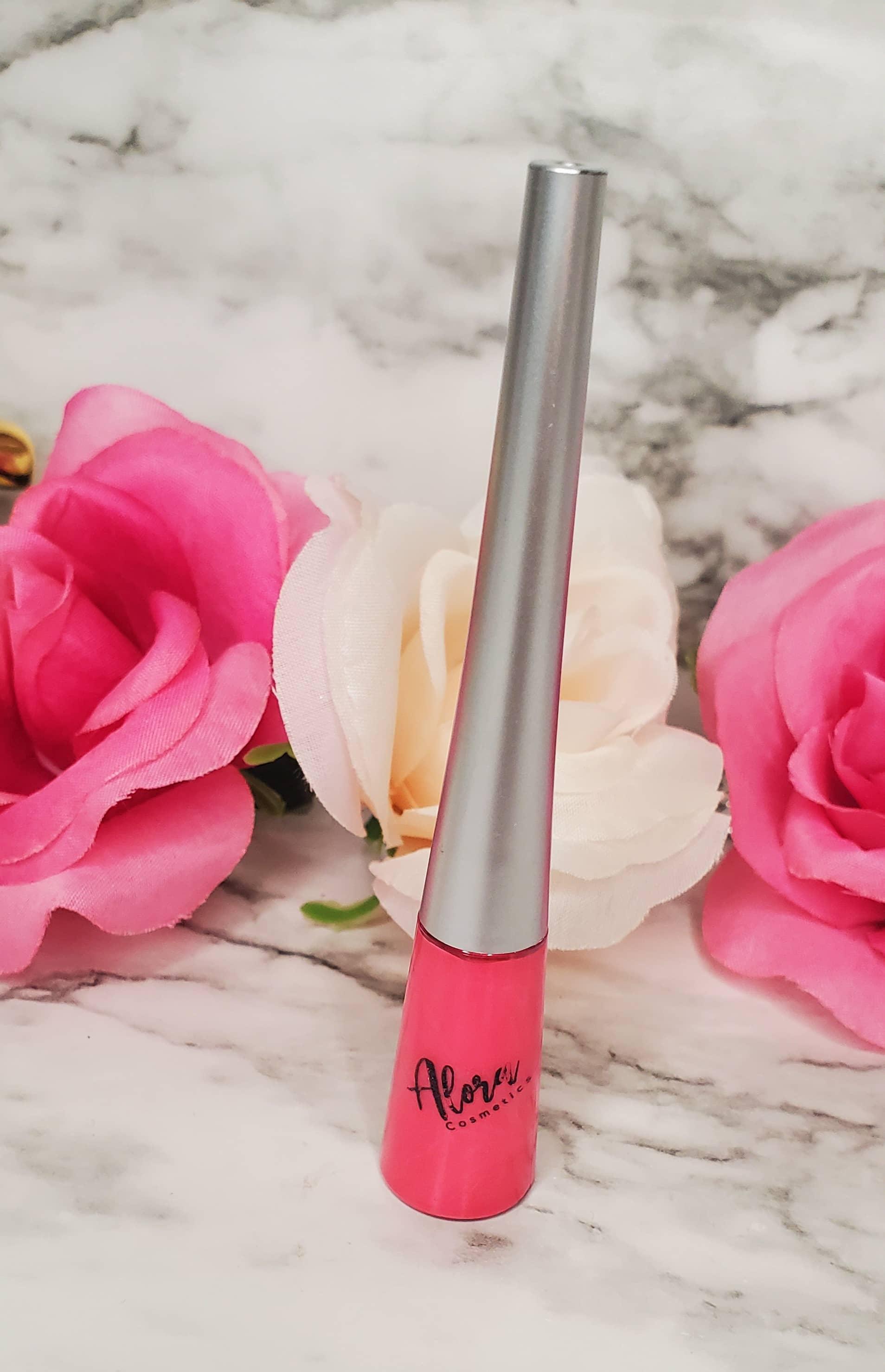 Pink Waterproof Liquid Eyeliner - AloraCosmetics  