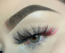 Load image into Gallery viewer, Knock Out Pink and Black Color Lashes
