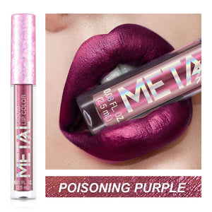 Poisoning Purple Metallic Lipstick