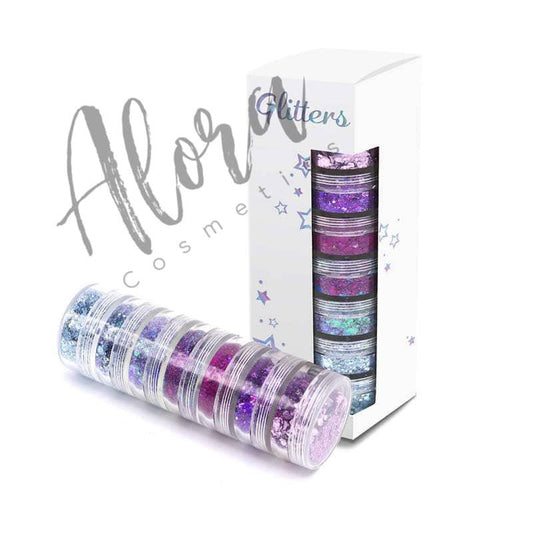 Purple Glitter Tower - AloraCosmetics  