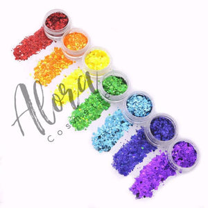 Rainbow Glitter Tower - AloraCosmetics  