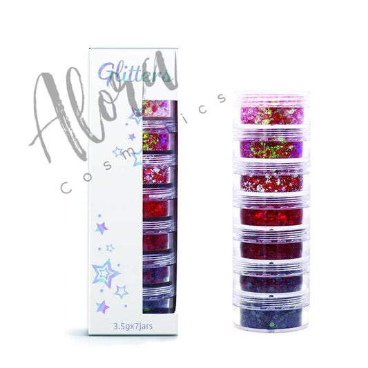 Red Glitter Tower - AloraCosmetics  