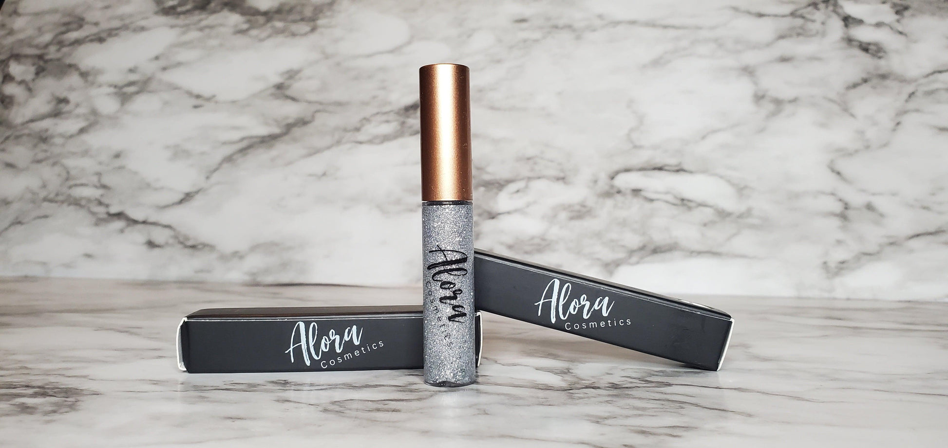 Silver Glitter Liner - AloraCosmetics  
