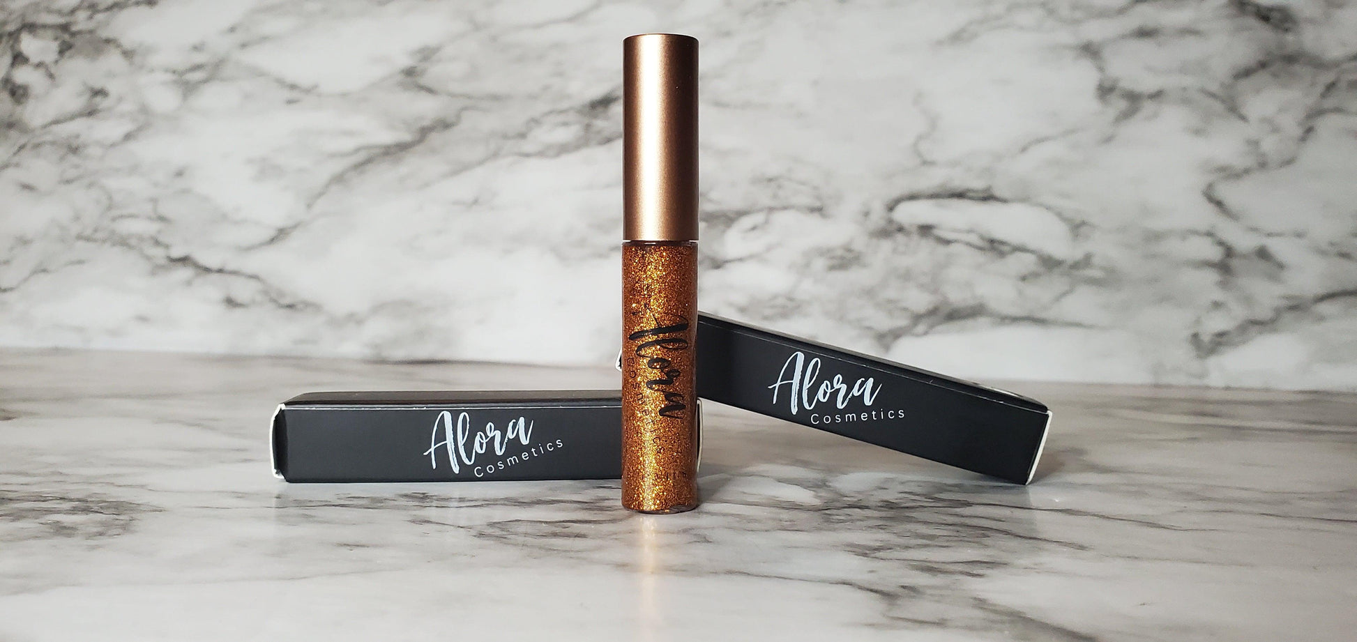 Orange Glitter Liner - AloraCosmetics  
