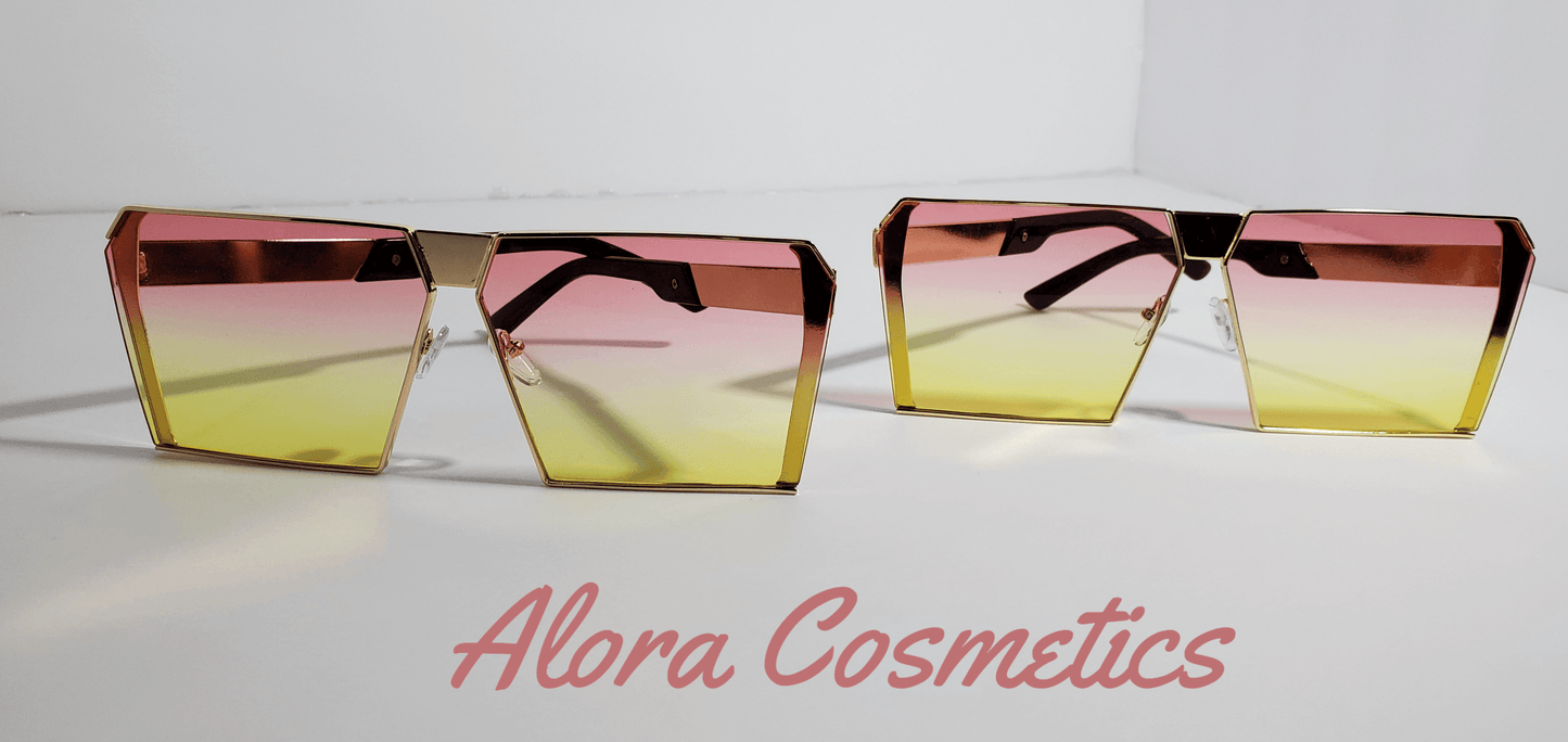 Stylish Oversized Retro Square Frames - AloraCosmetics  