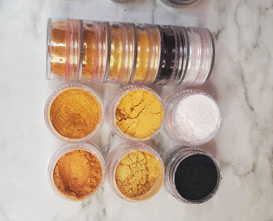 Gold Pigments Stack - AloraCosmetics  