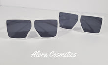 Load image into Gallery viewer, White Oversized Stunner Shades - AloraCosmetics  
