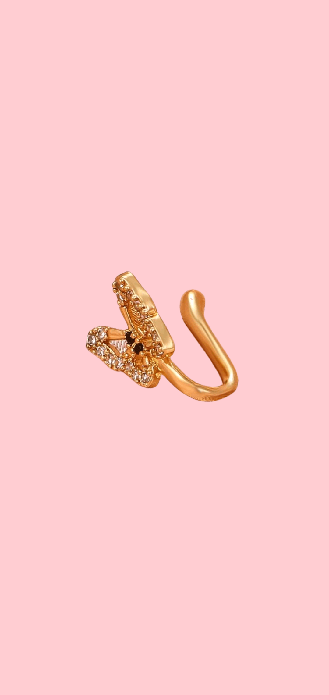 Butterfly Clip On Nose Ring - AloraCosmetics  