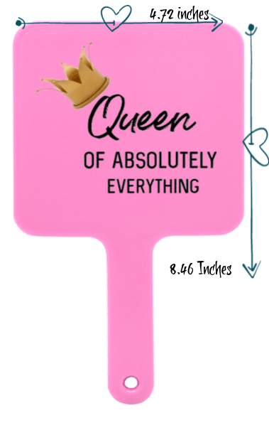 Pink Handheld Mirror - AloraCosmetics  
