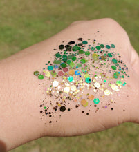Load image into Gallery viewer, Chameleon Gold and Green Glitter - AloraCosmetics  
