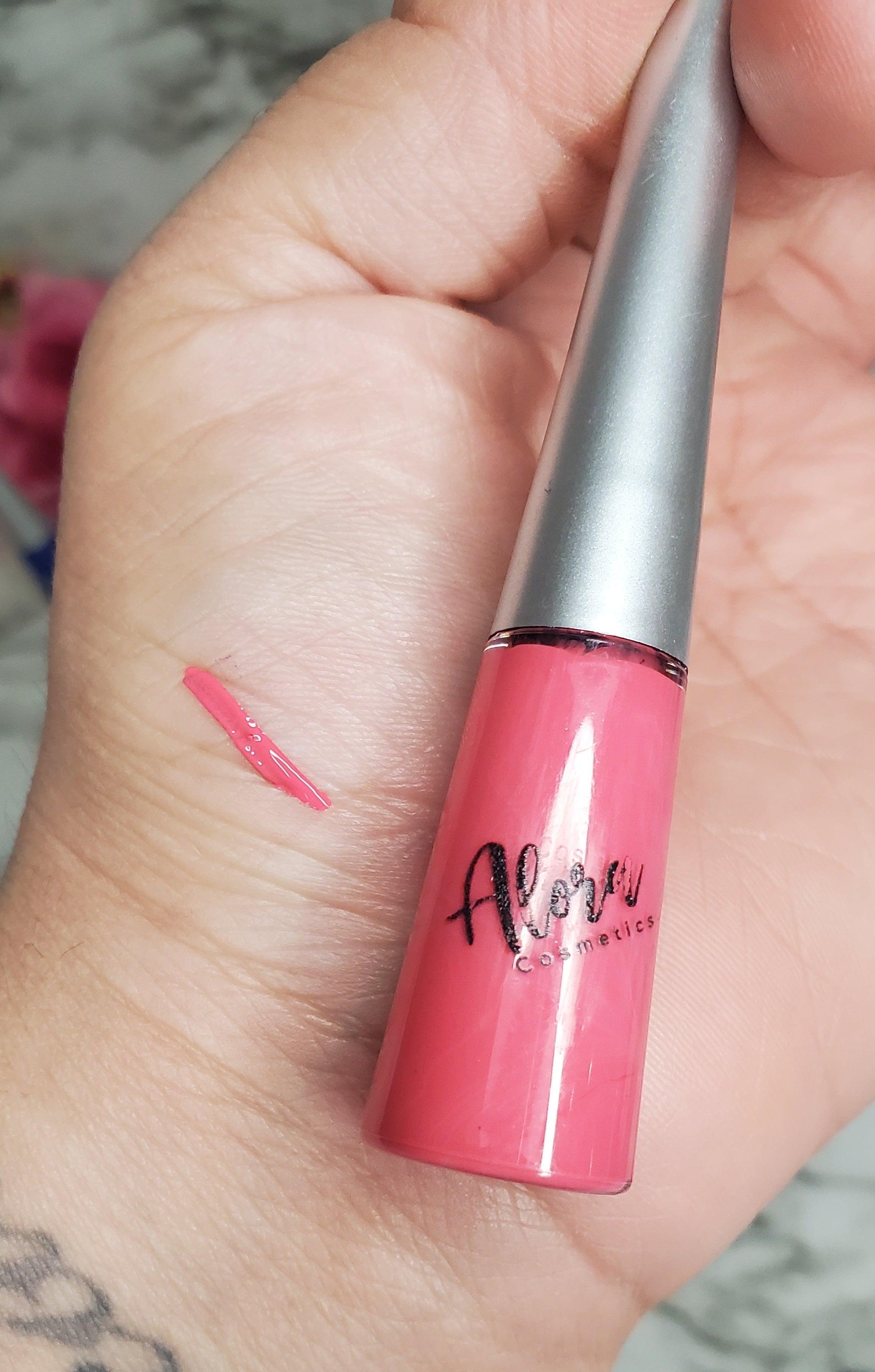 Pink Waterproof Liquid Eyeliner - AloraCosmetics  