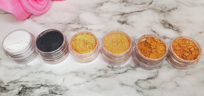 Gold Pigments Stack - AloraCosmetics  
