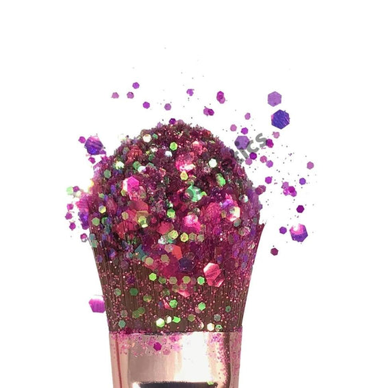 Hot Pink Iridescent Mix - AloraCosmetics  