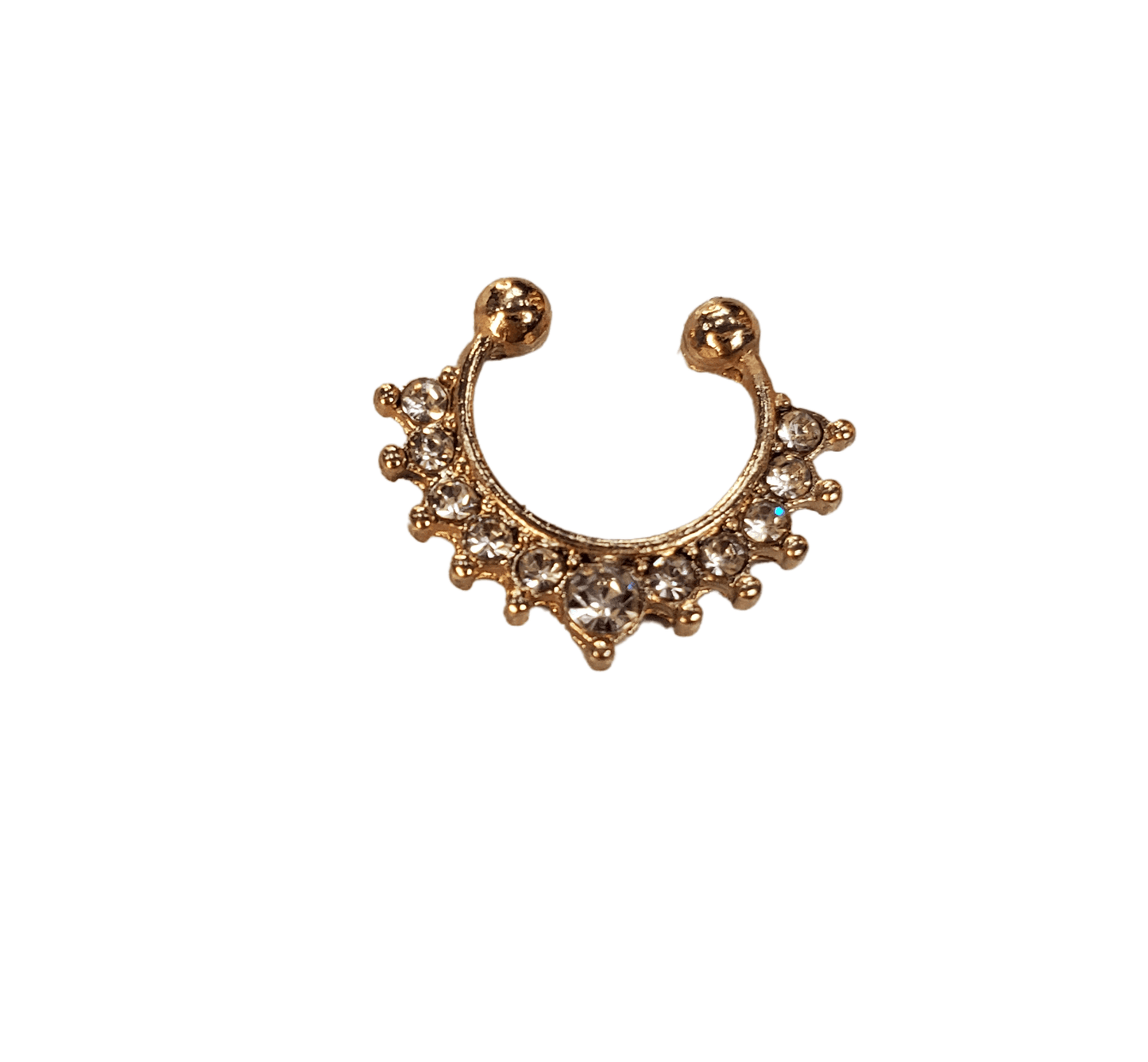 Fake Septum Nose Hoop Ring - AloraCosmetics  