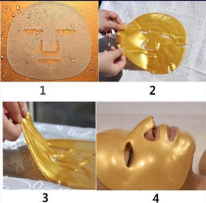24 K Gold Collagen Mask - AloraCosmetics  
