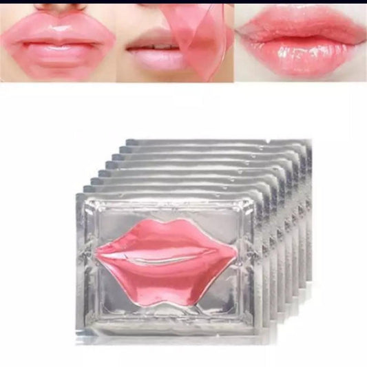 Collagen Crystal Pink/Gold Lip Mask - AloraCosmetics  