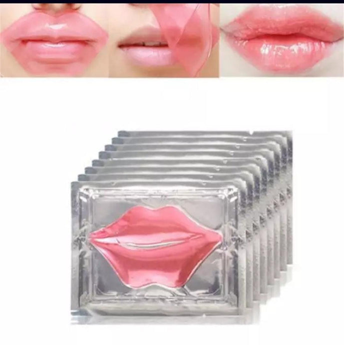 Collagen Crystal Pink/Gold Lip Mask - AloraCosmetics  