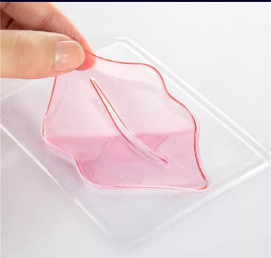 Collagen Crystal Pink/Gold Lip Mask - AloraCosmetics  